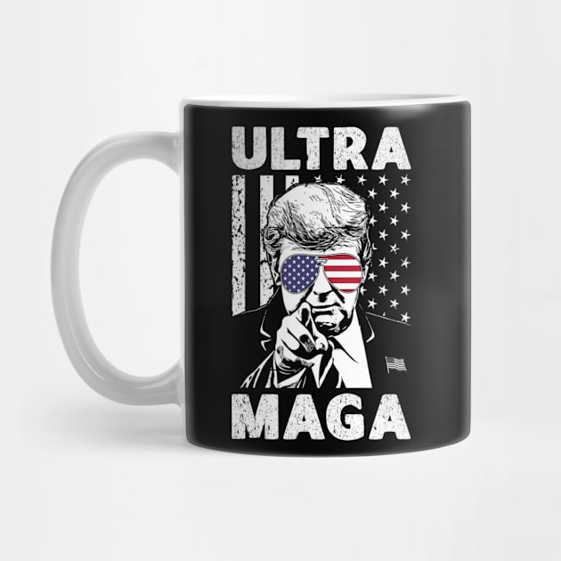 Ultra MAGA Trump Biden Funny by FamiStore